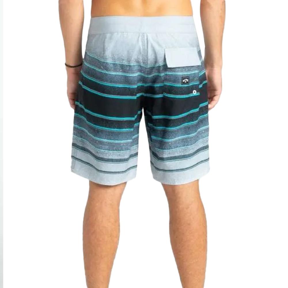 Short de Bain Noir/Bleu Homme Billabong All Day Stripes vue 2