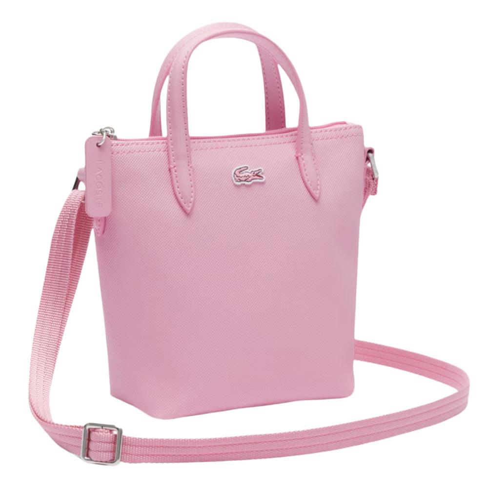 Sac Bandoulière Rose Femme Lacoste Concept Mini Tote L.12.12 pas cher
