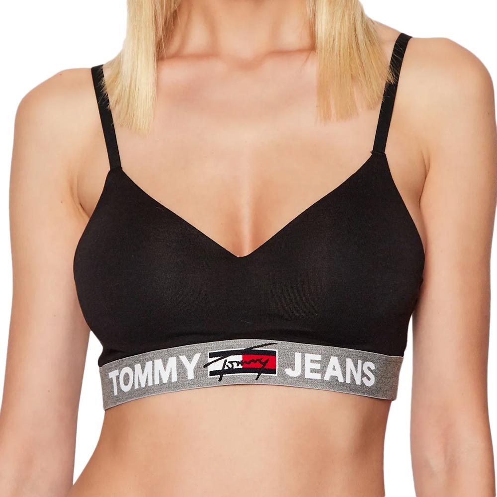 Soutien Gorge Noir Femme Tommy Jeans UW0UW02719 pas cher