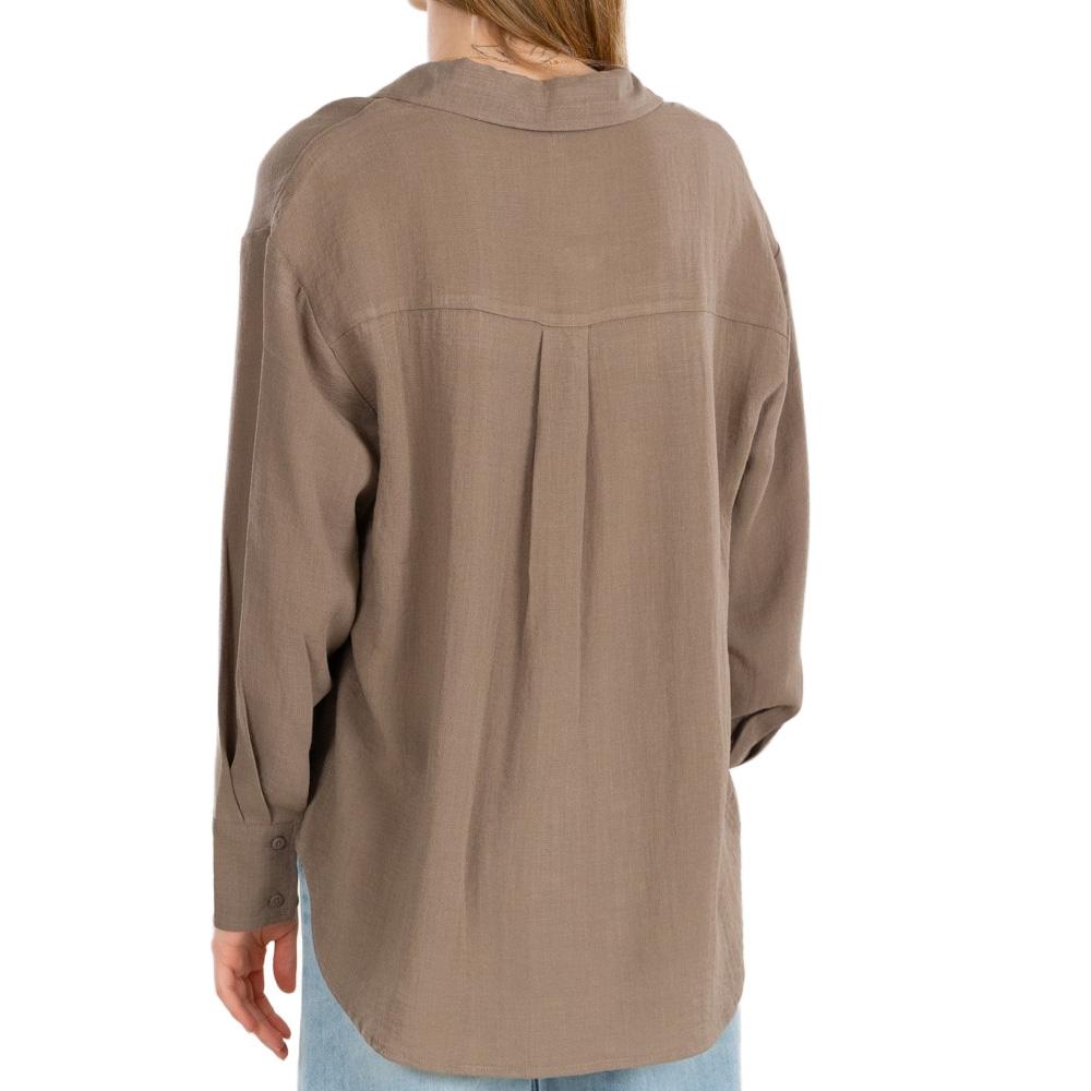 Chemise Taupe Femme Only Bolzano vue 2