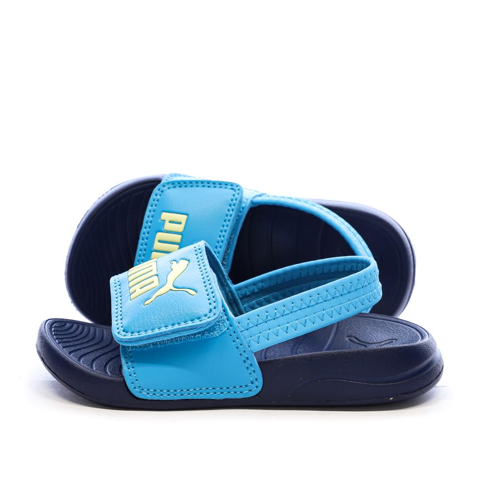 Sandales Marines/Bleu Garçon Puma Backstrap pas cher