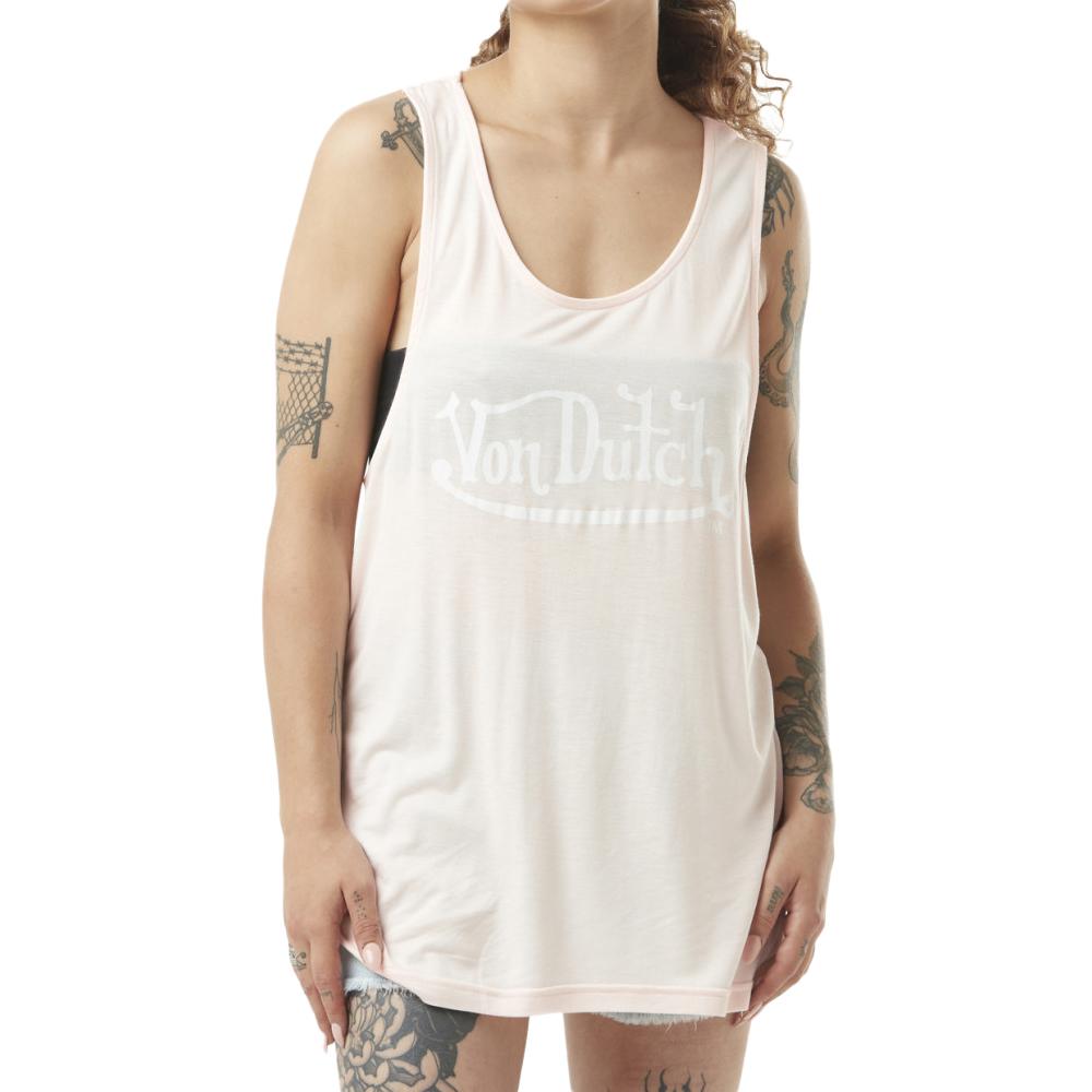 Débardeur Rose Femme Von Dutch Basic pas cher