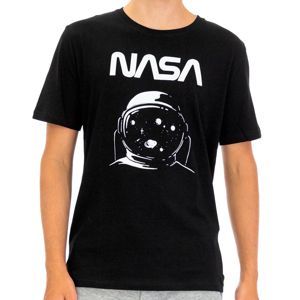 T-Shirt Noir Homme Nasa 66T pas cher