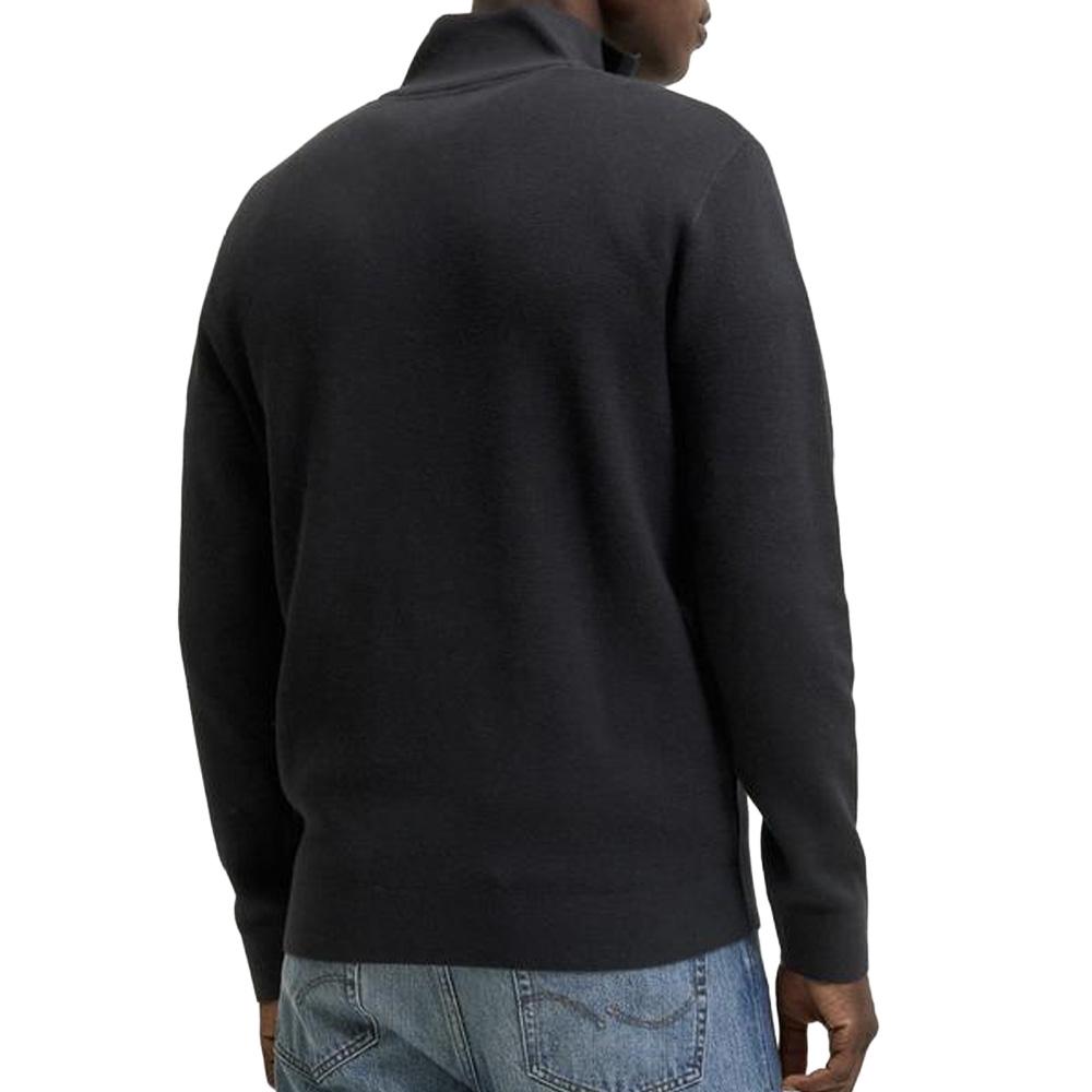 Pull Noir Homme Jack & Jones Milanoe vue 2