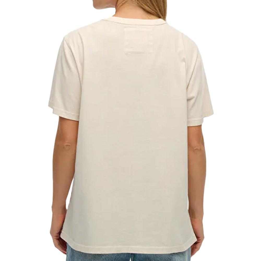 T-Shirt Blanc Femme Superdry Athletic Tonal vue 2