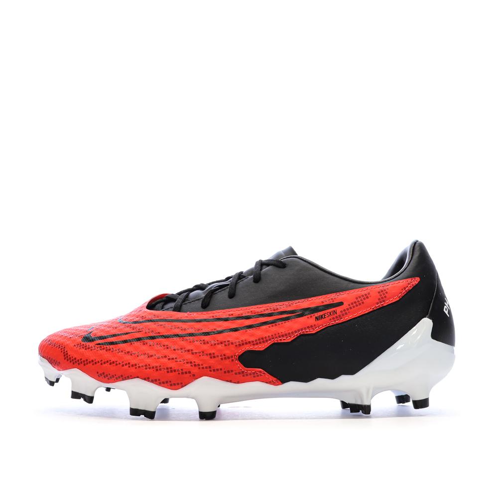 Chaussures de football Noires/Rouges Homme Nike Phantom pas cher