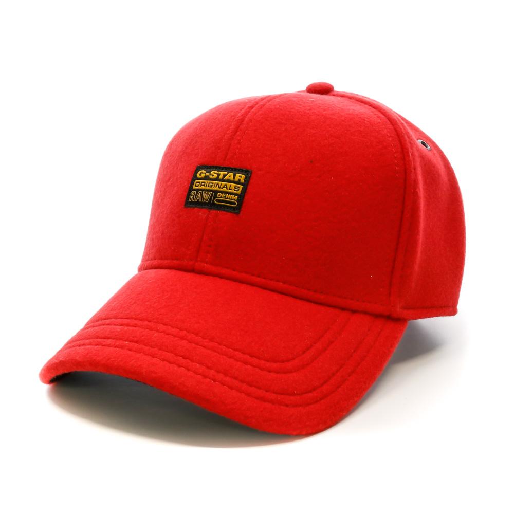Casquette Rouge Homme Velours G-Star Originals Baseball pas cher