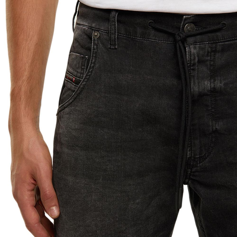 Jean Slim Gris Homme Diesel Krooley Jogg vue 3