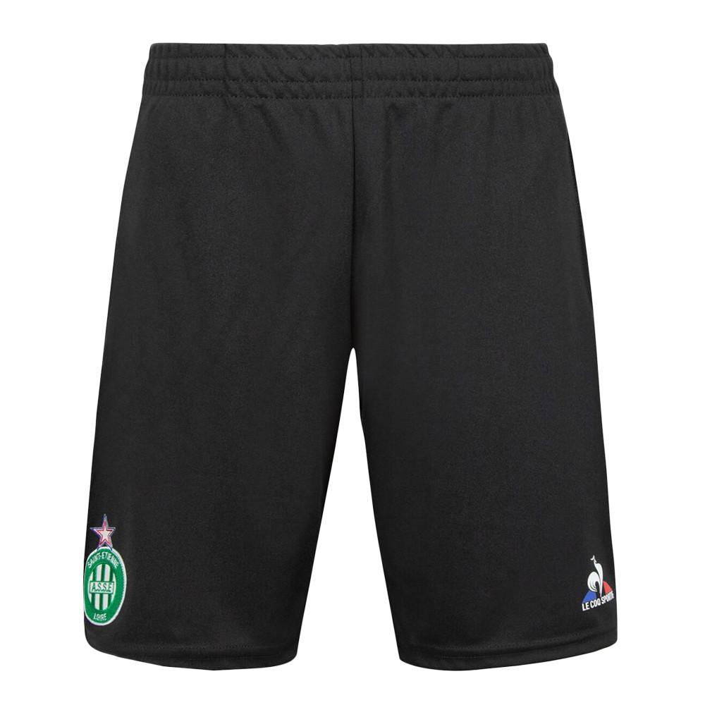 AS Saint-Etienne Short Training Noir Junior Le Coq Sportif pas cher