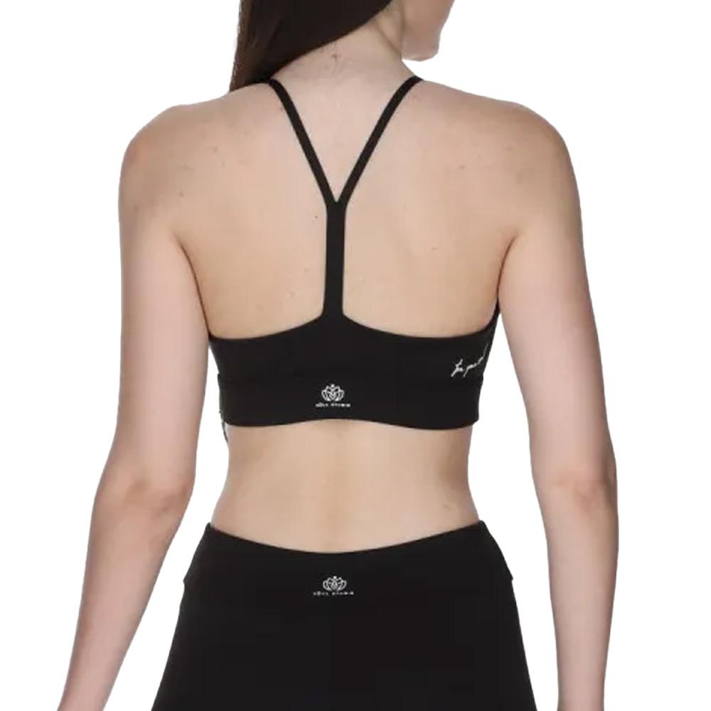 Brassière Noir Femme Soul Studio Yoga Basic vue 2