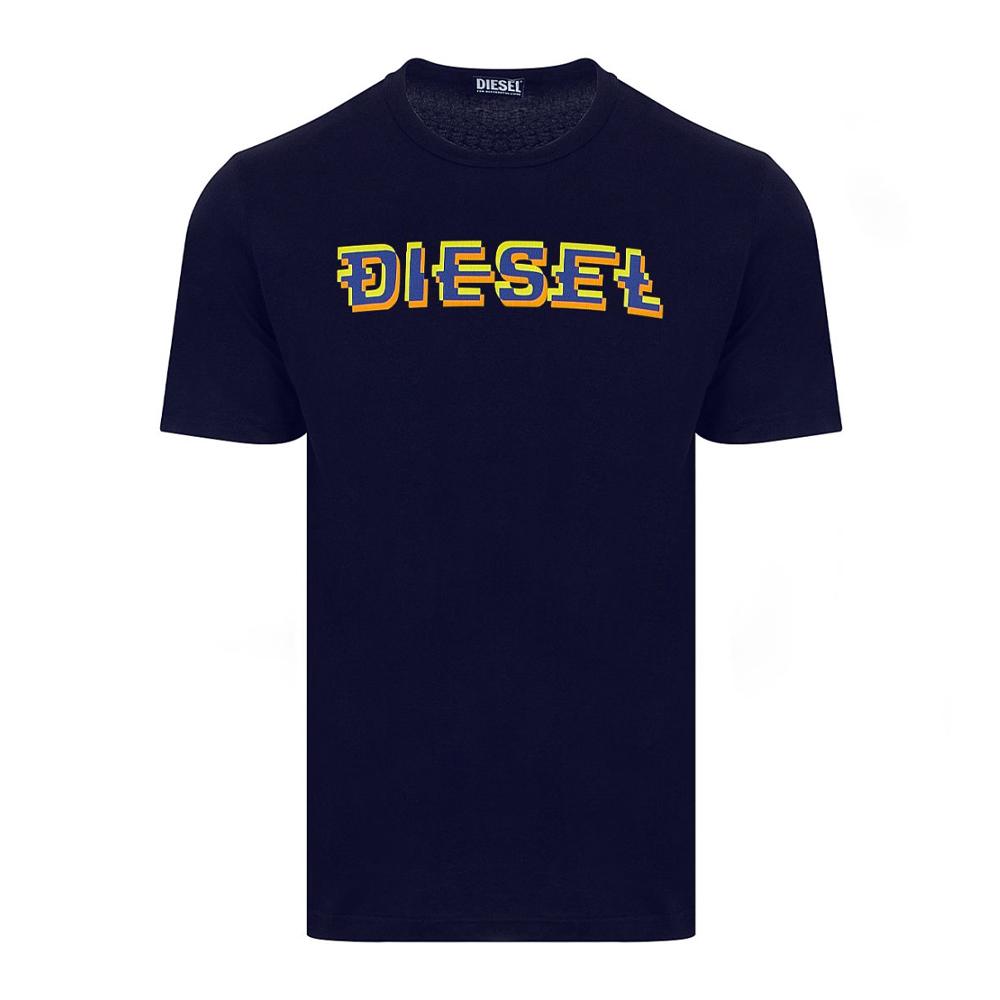 T-shirt Marine Homme Diesel Diegor pas cher