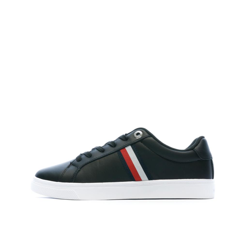 Baskets Noires Femme Tommy Hilfiger Essential pas cher