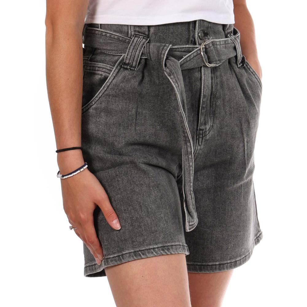 Short Mom Noir Femme Monday Premium LW786 pas cher