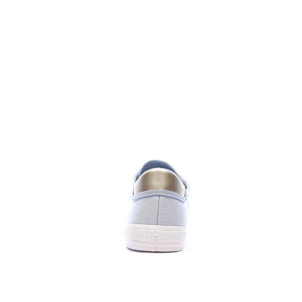 Baskets Bleu Clair Femme Tommy Hilfiger Canvas vue 3