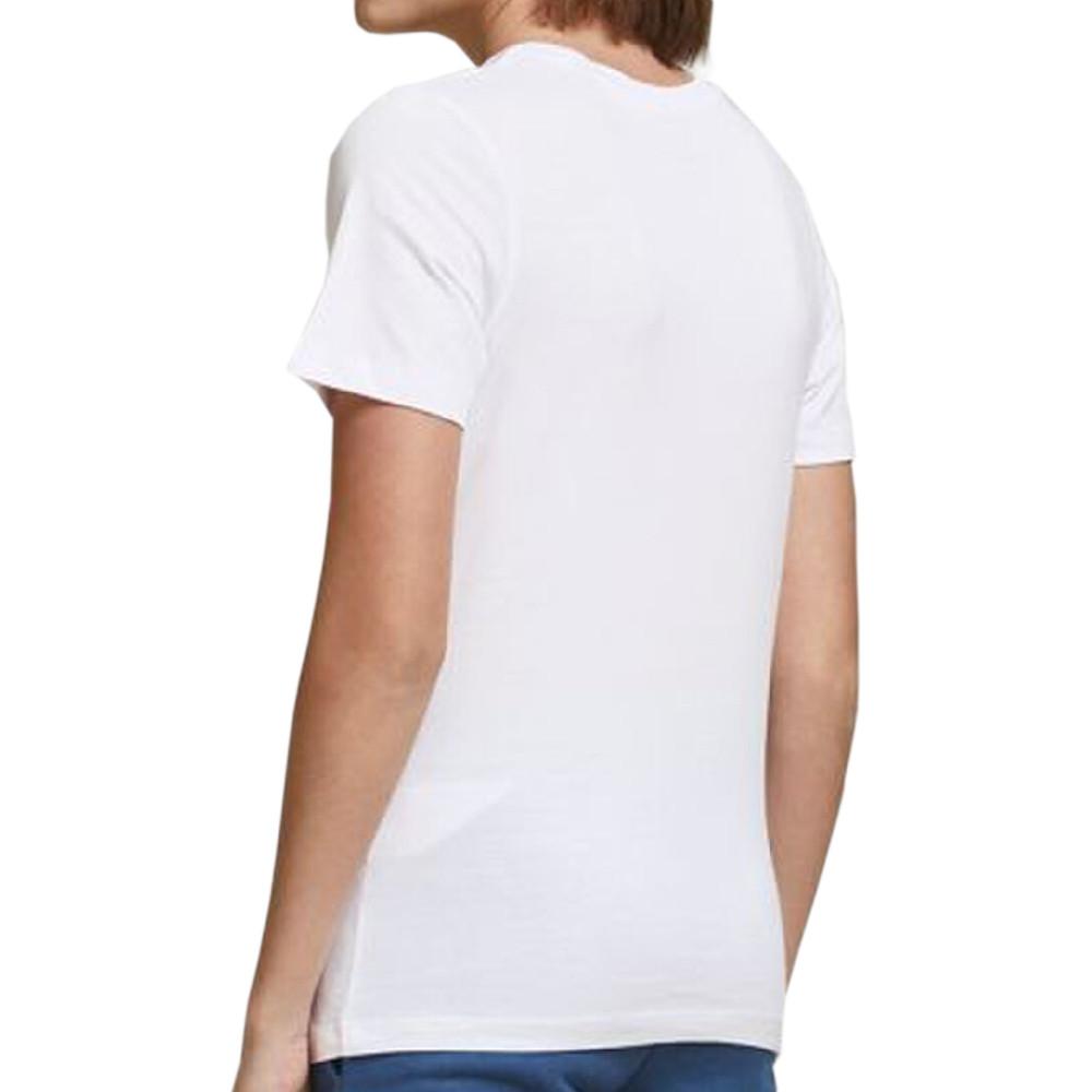T-shirt blanc Garçon Jack & Jones Logo 12152730 vue 2