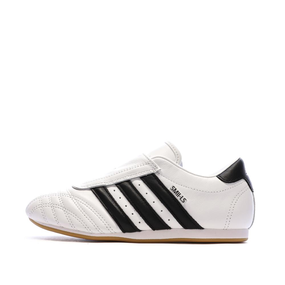 Baskets Blanc/Noir Mixte Adidas Taekwondo pas cher