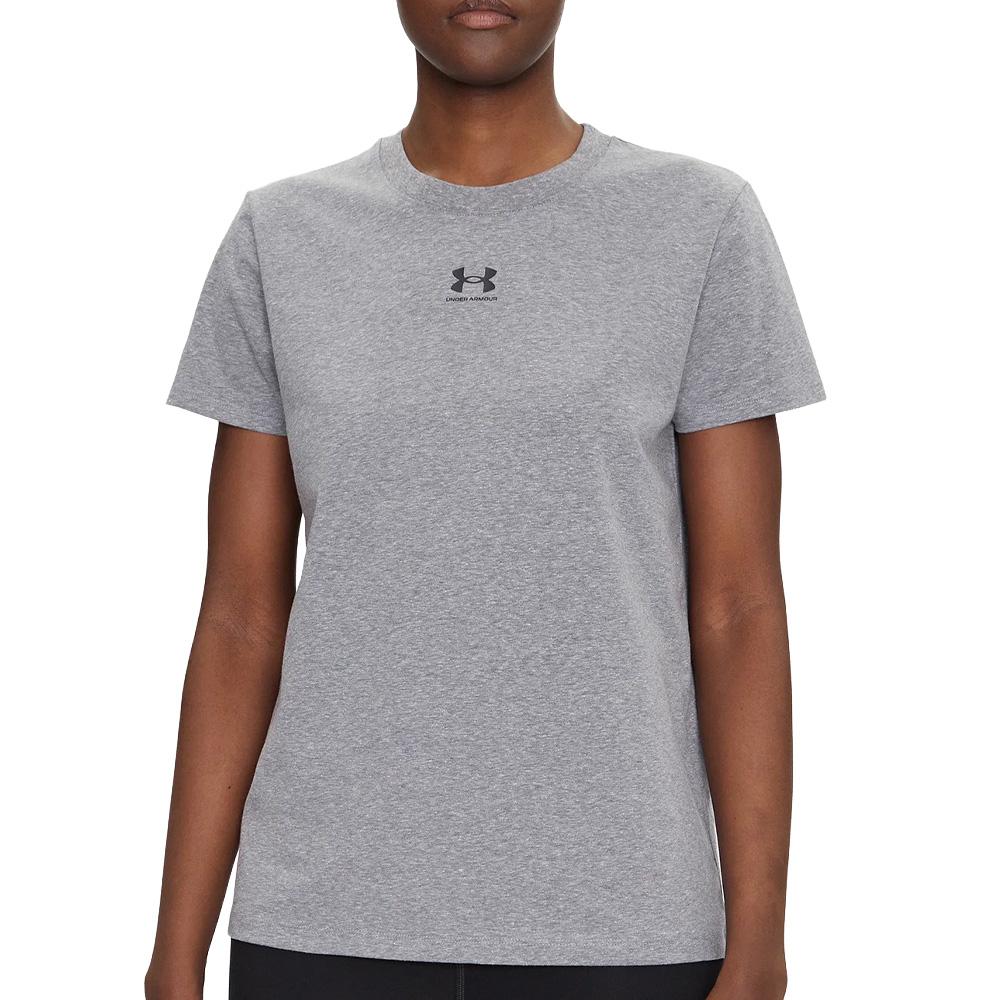 Camiseta Under Armour Off Campus Gris, Mujer barato