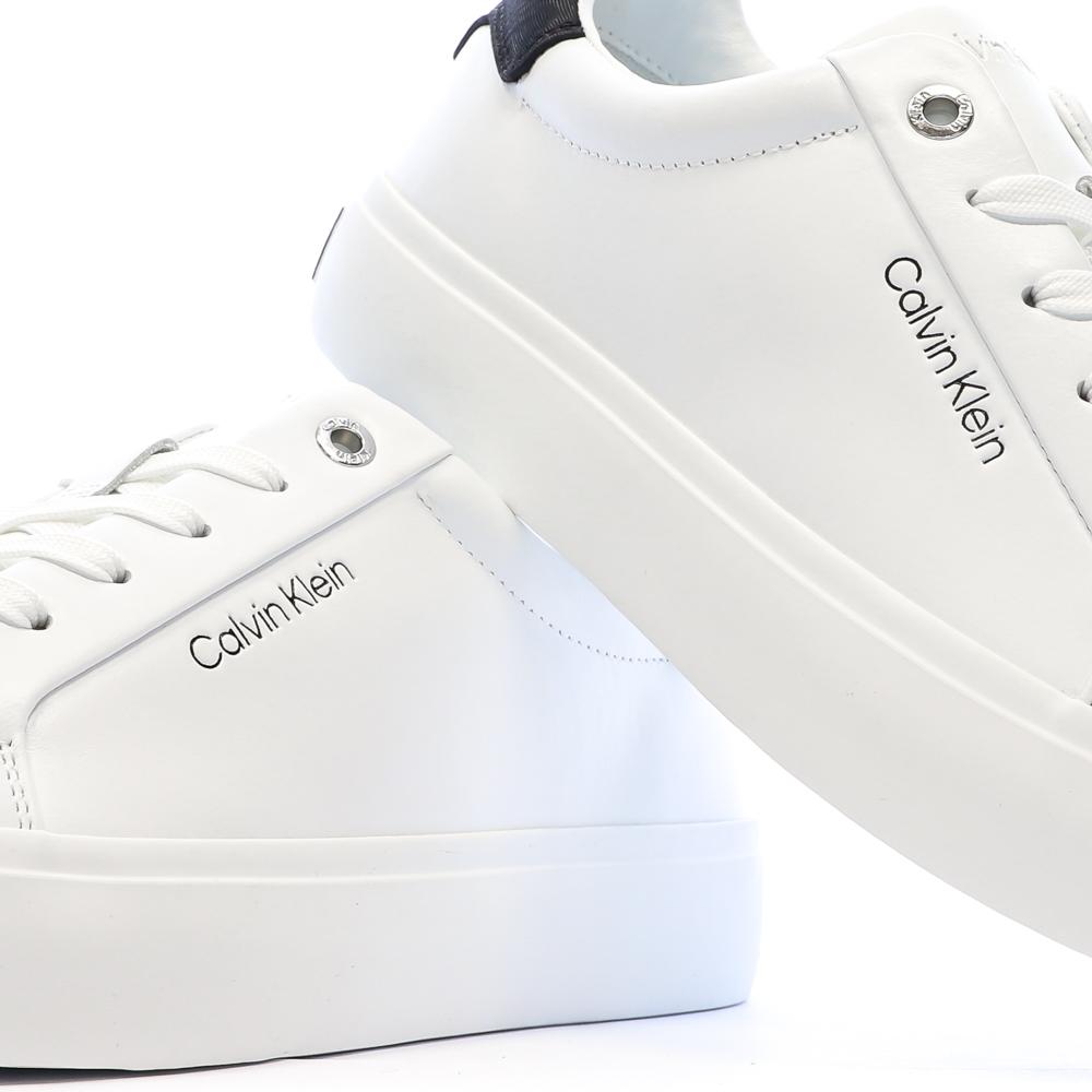Baskets Blanc Femme Calvin Klein Jeans Lace vue 7