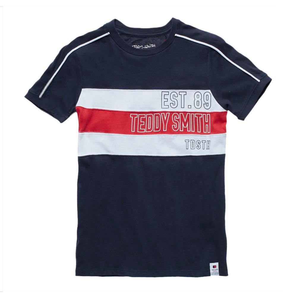 T-shirt Marine Enfant Teddy Smith Bins pas cher