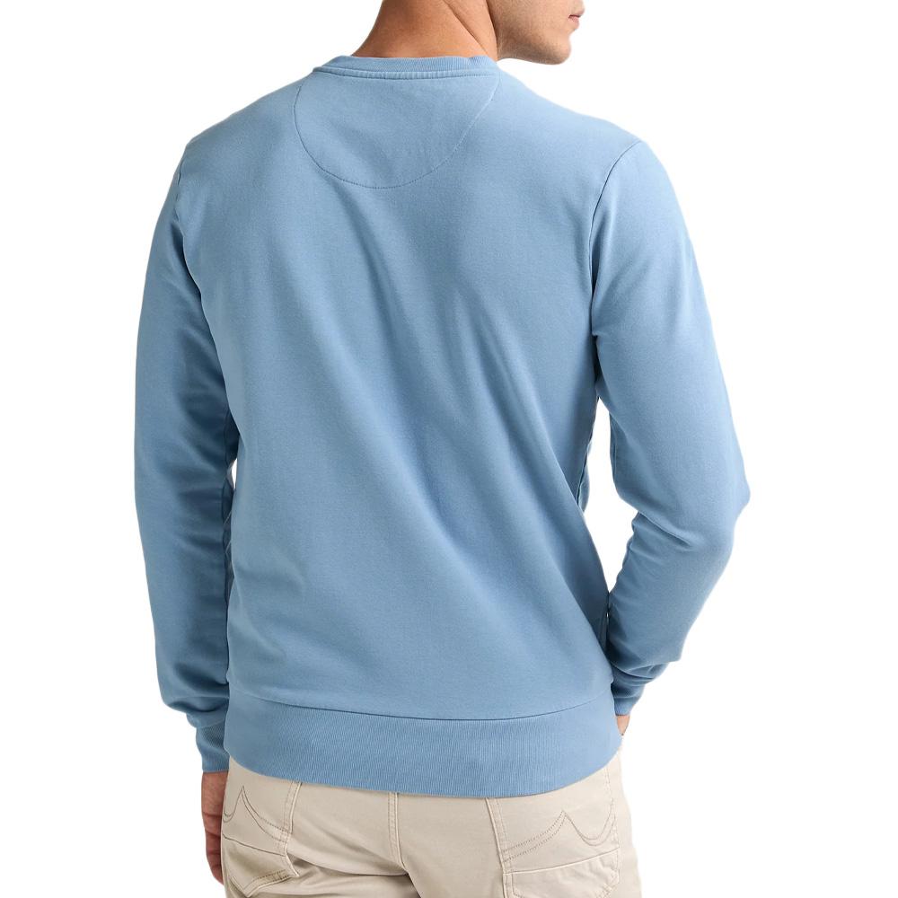 Sweat Bleu Homme Petrol Industries NecK vue 2