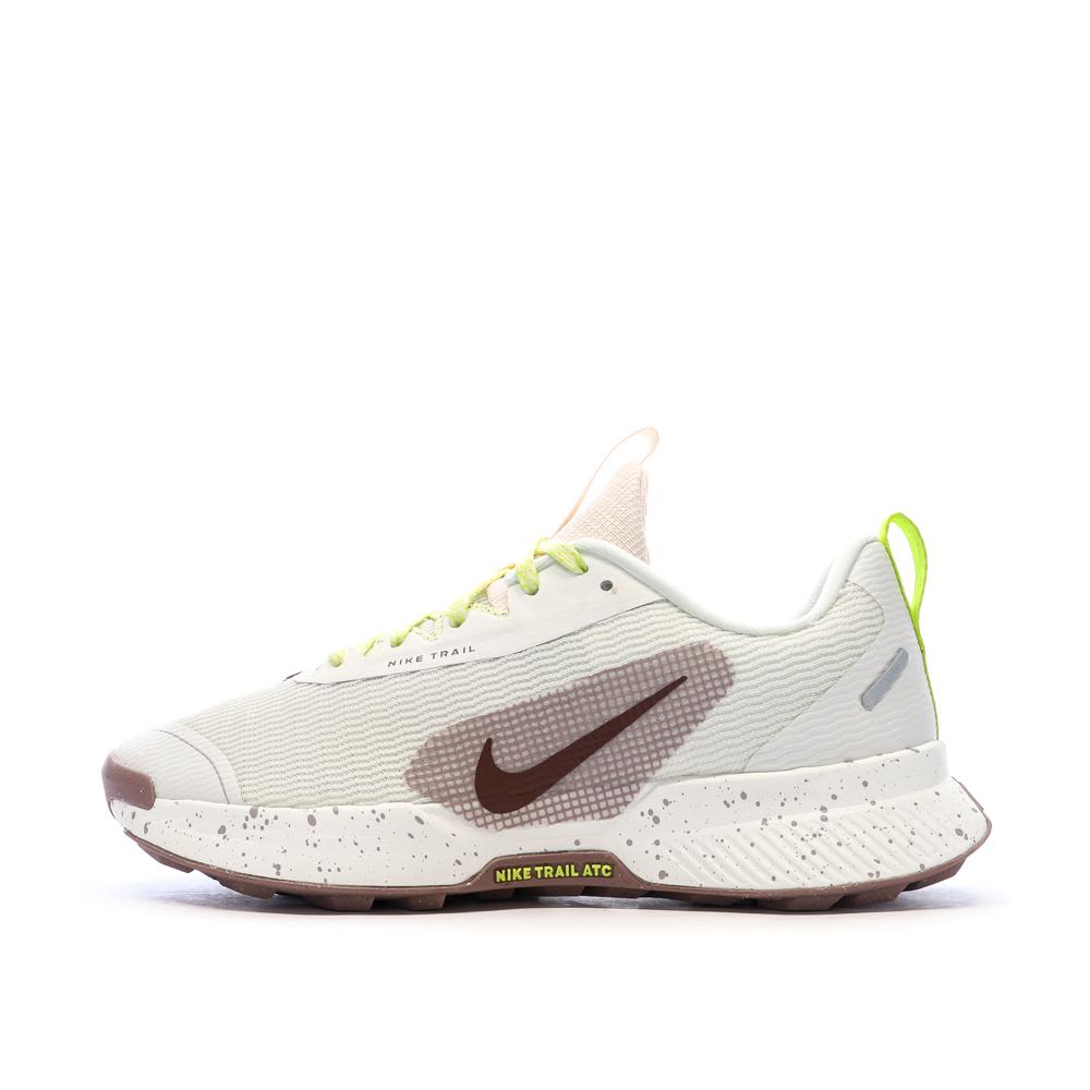 Chaussures de trail Blanches/Mauve Femme Nike Juniper pas cher