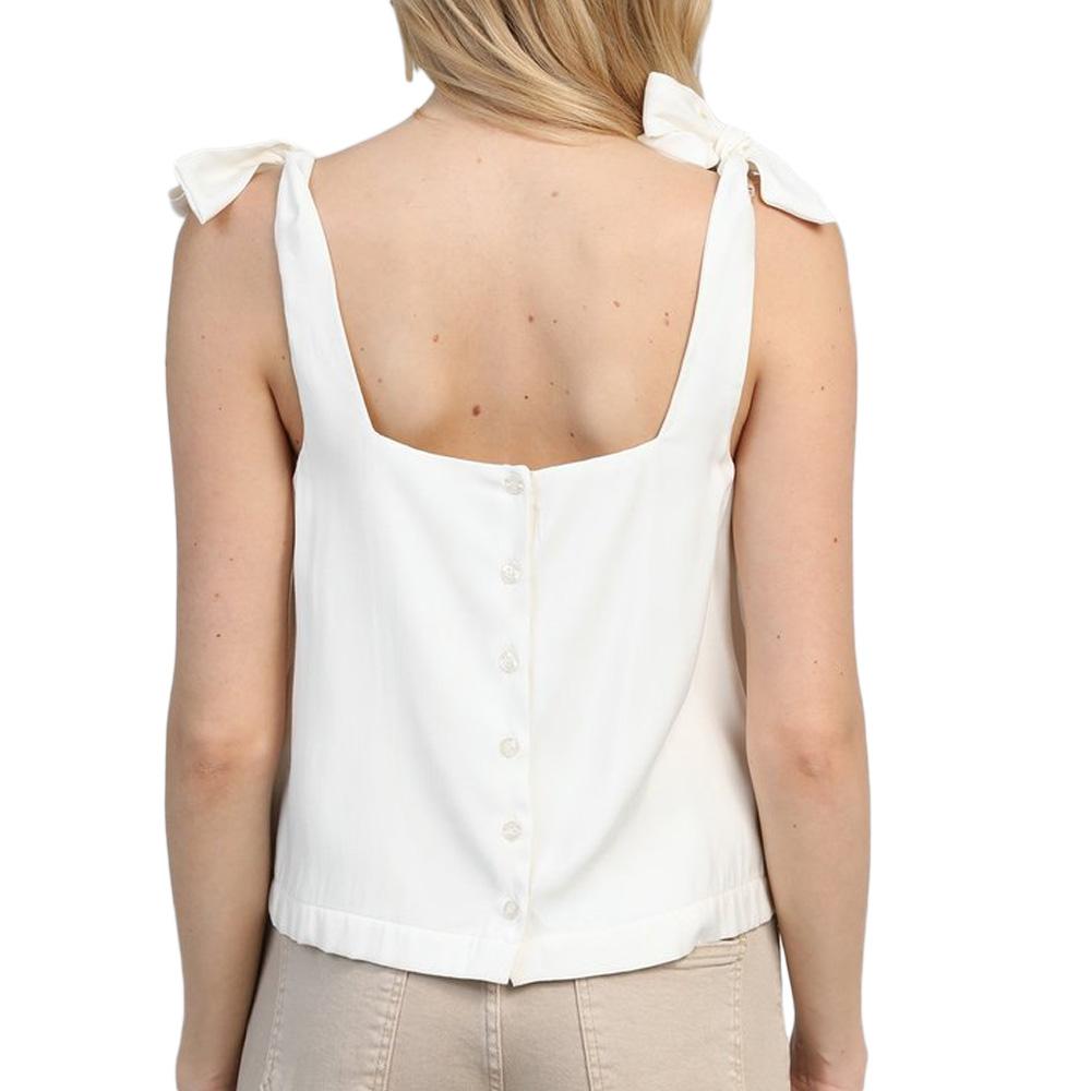 Top Ecru Femme An'ge Alma vue 2