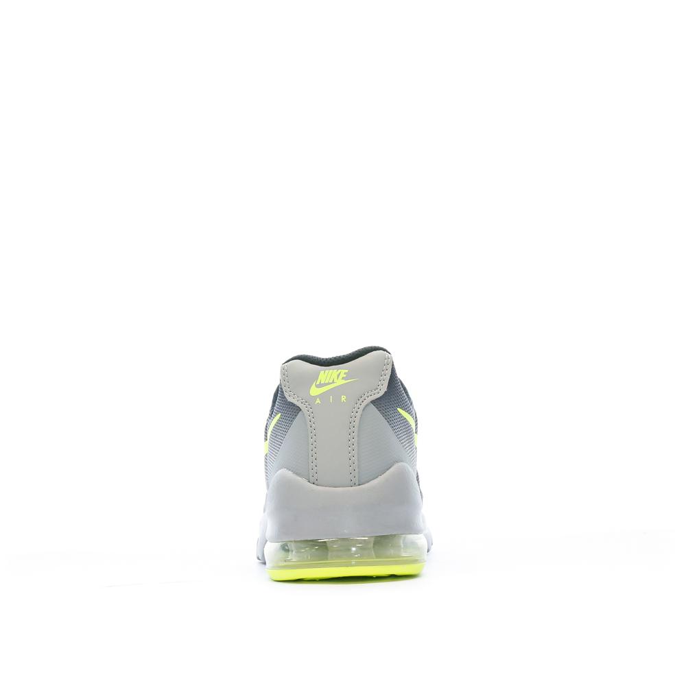 Baskets Grise/Jaune Fluo Garçon Nike Air Max Invigor vue 3