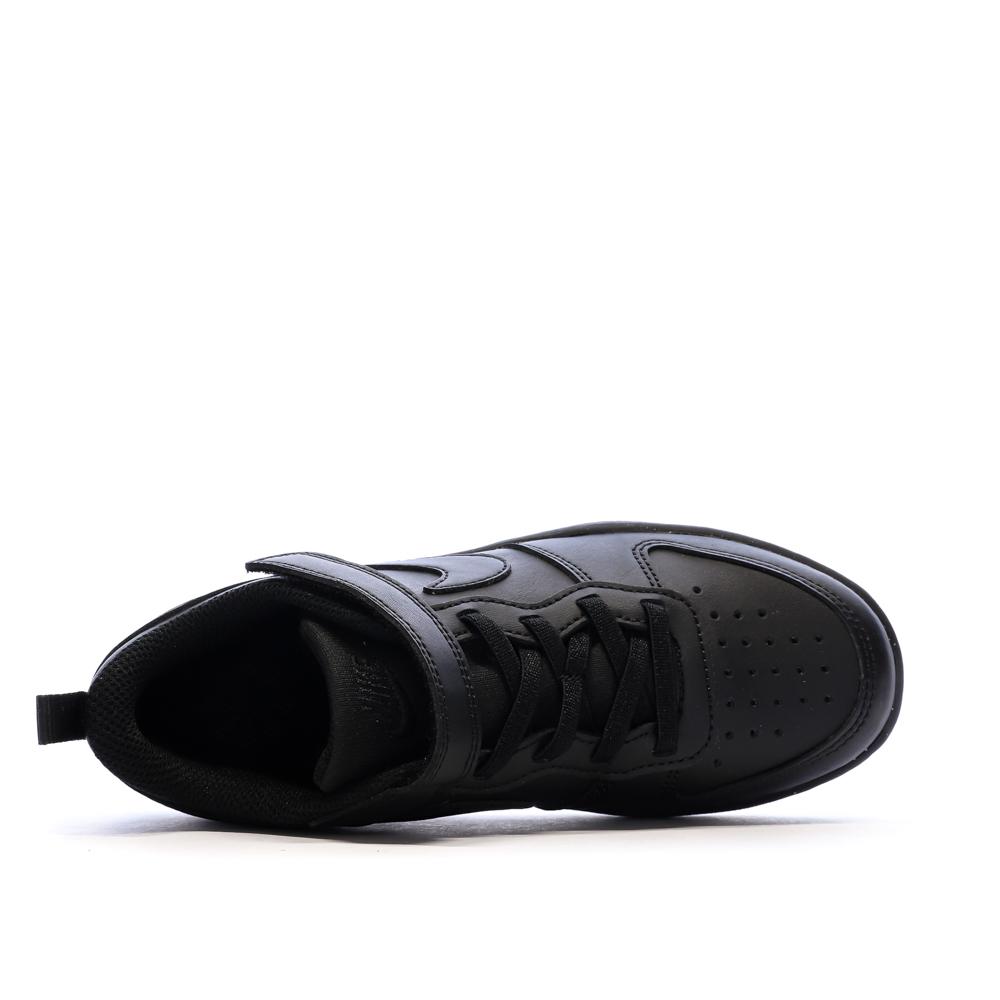 Zapatillas deportivas negras para niño Nike Court Borough Low Recraft ver 4