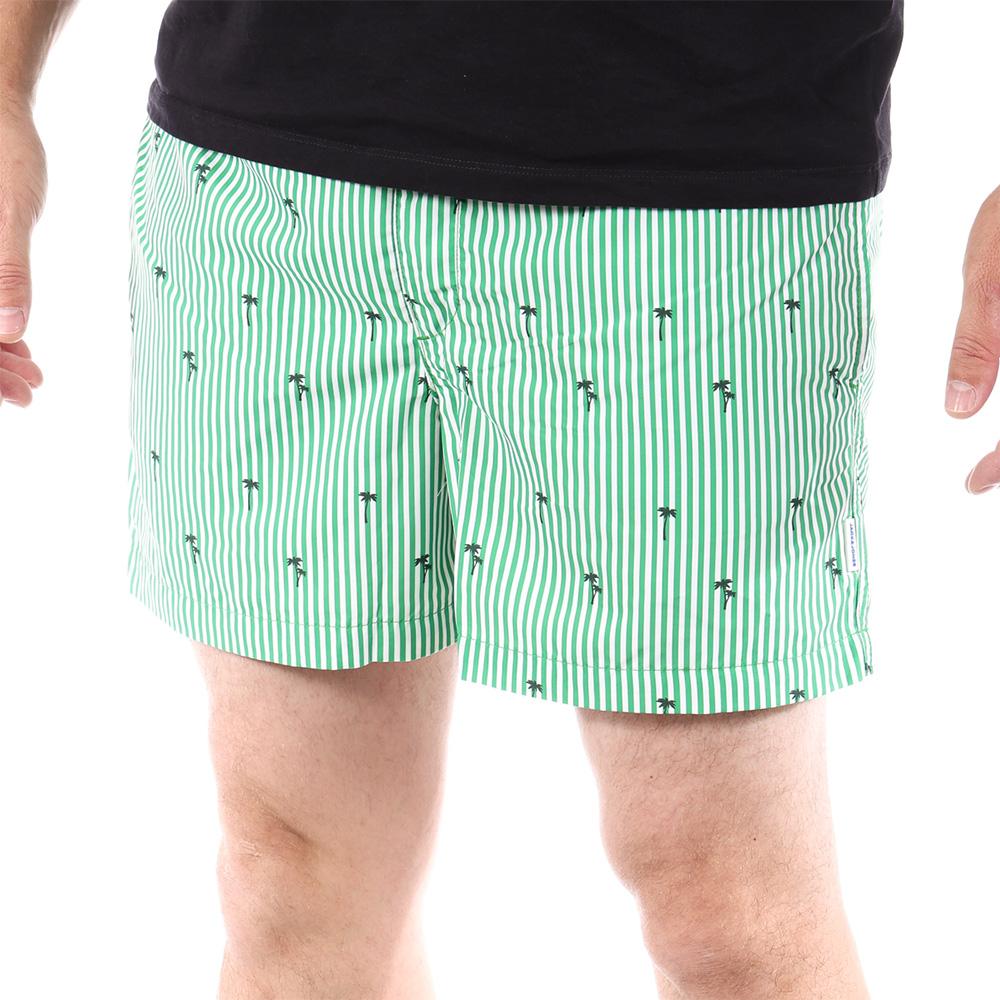 Short de Bain Vert Homme Jack & Jones Pacific Coast Flamingo pas cher