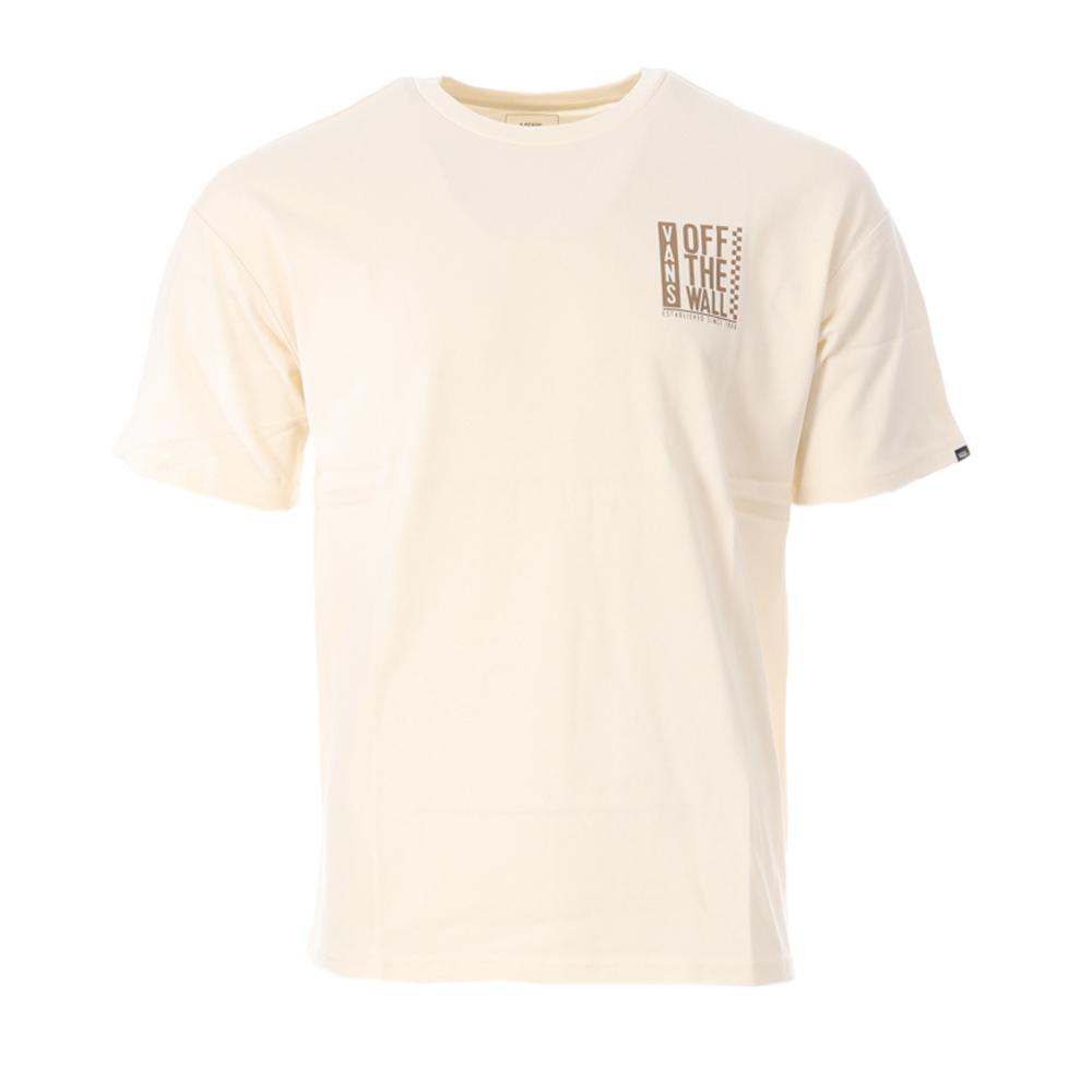 T-Shirt Beige/Marron Homme Vans Antique pas cher