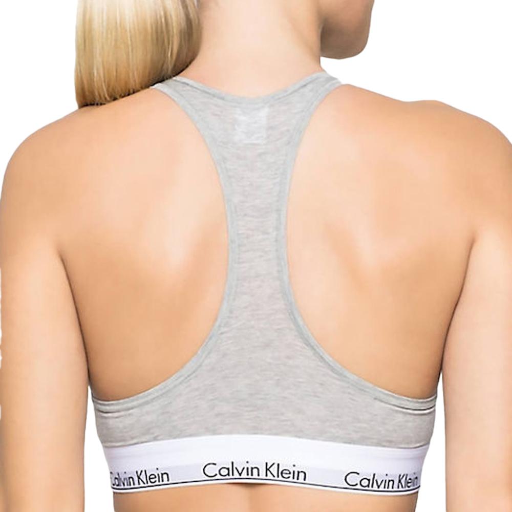 Brassière Gris Femme Calvin Klein Jeans Unlined 0000F3785E vue 2