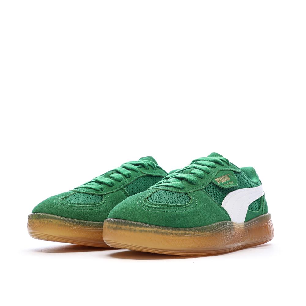 Baskets Vertes Femme Puma Palermo Moda Vintage vue 6