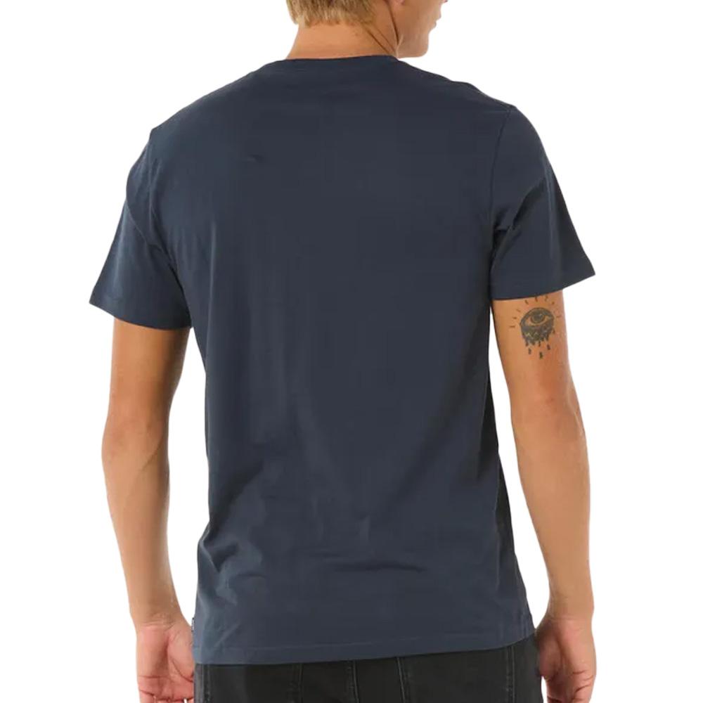 Rip Curl Sun Soaker Herren Marine T-Shirt Ansicht 2