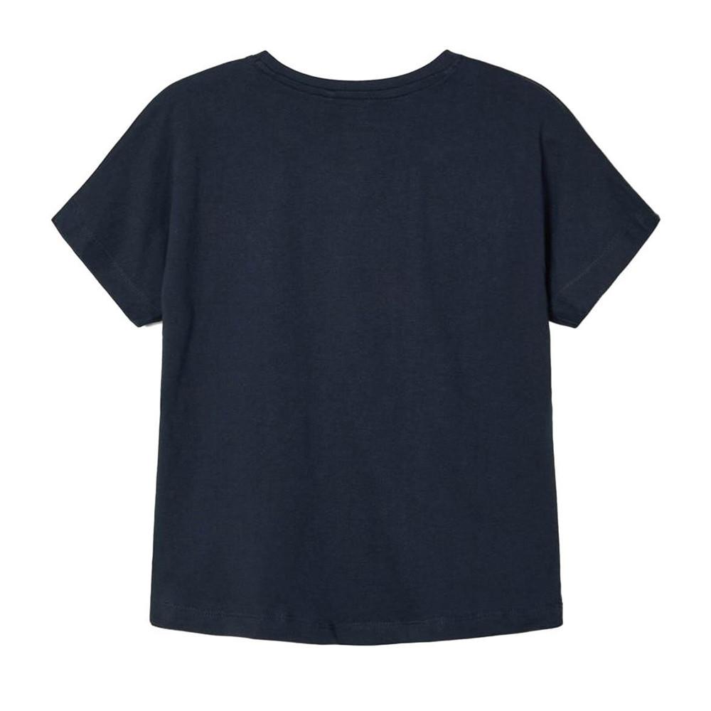 T-Shirt Bleu Fille Name It TIXY vue 2