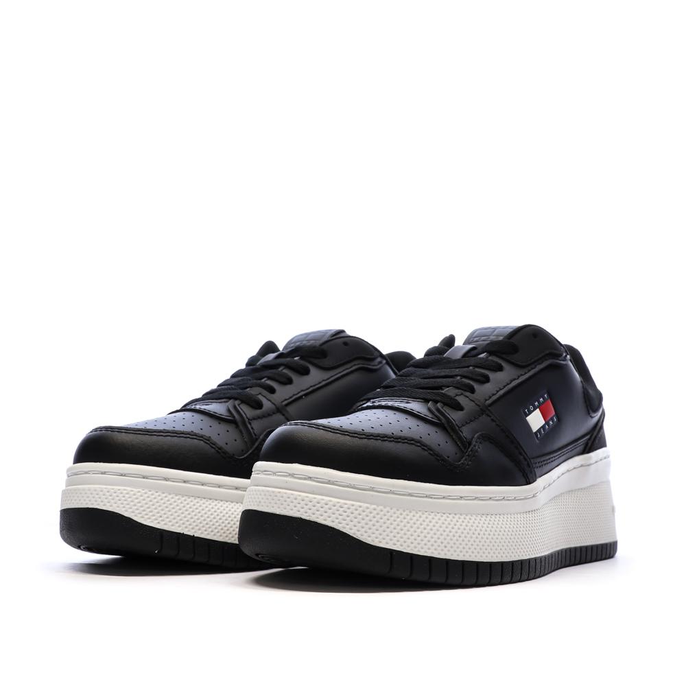 Baskets Noir Femme Tommy Hilfiger Retro vue 6