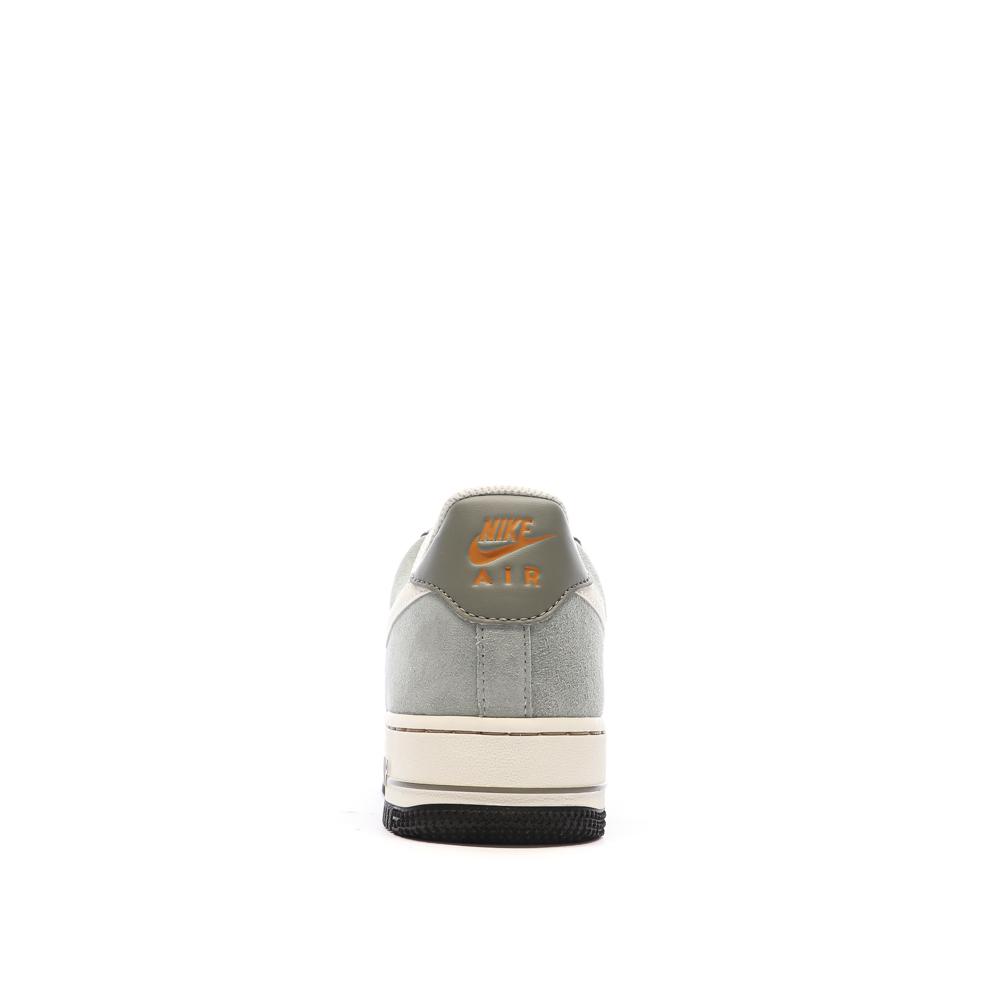 Air Force 1 Baskets Ecru/Bleu/Orange Homme Nike vue 3