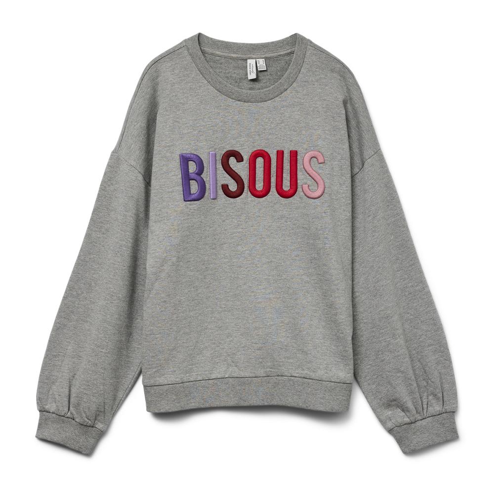 Sweat Gris Femme Vero Moda Botra pas cher