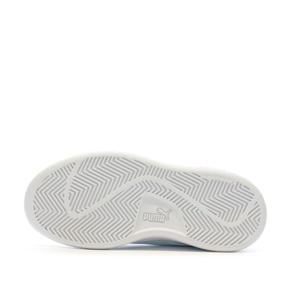 Baskets Blanches Enfant Puma Smash V2 L V vue 5