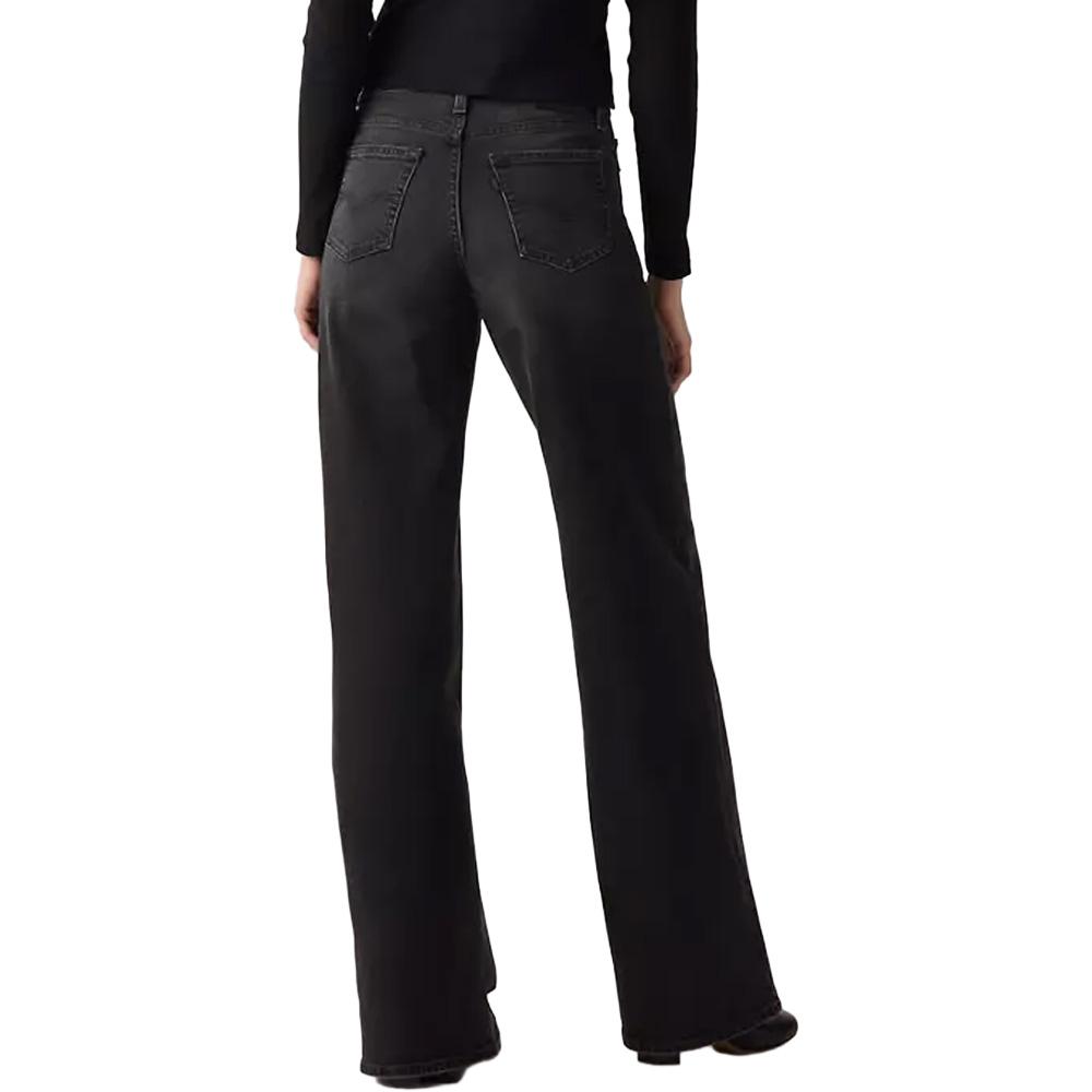Levi's 728 Wide – Schwarze Baggy-Jeans für Damen Ansicht 2