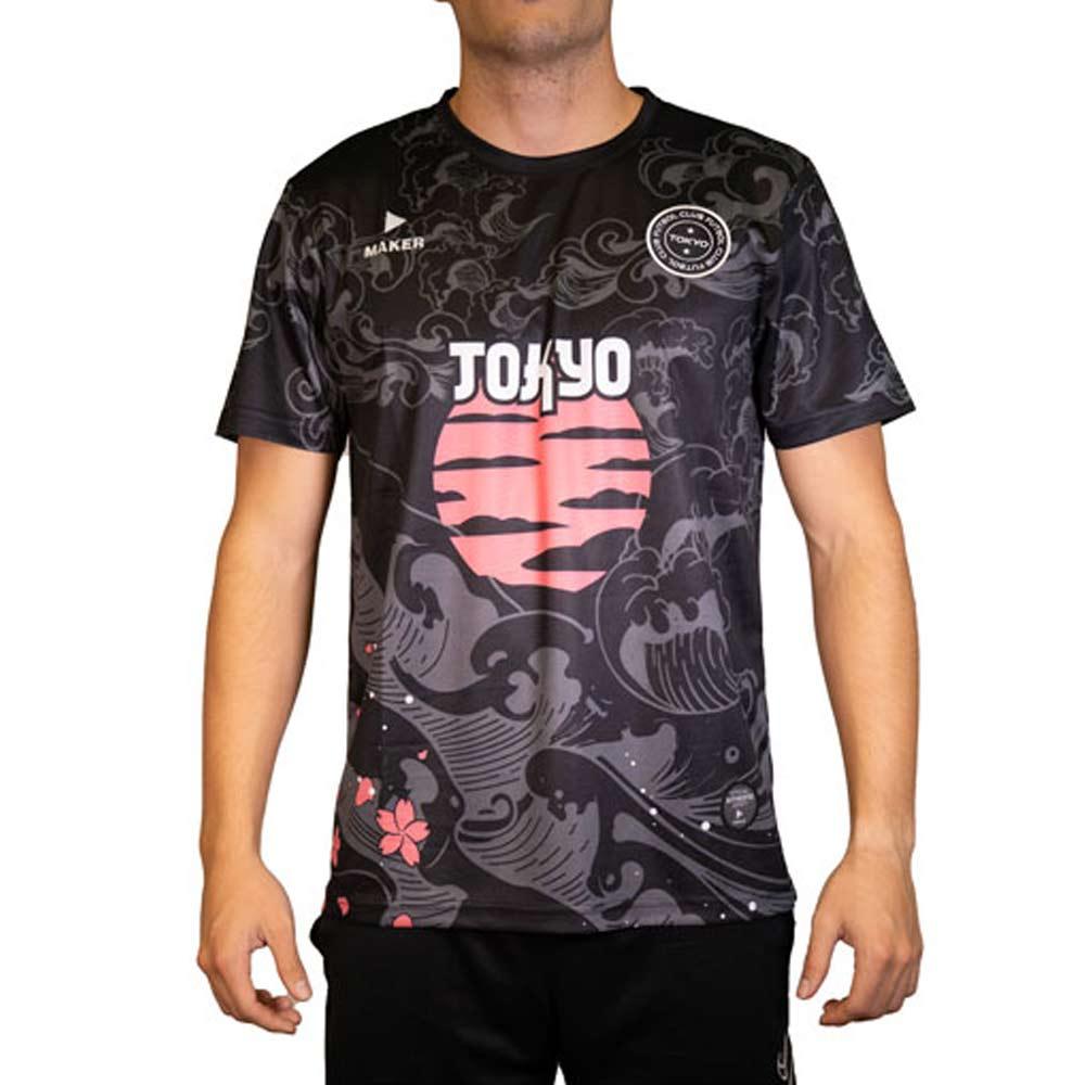 Maillot de Football Noir Sport Zone Tokyo 4009 pas cher