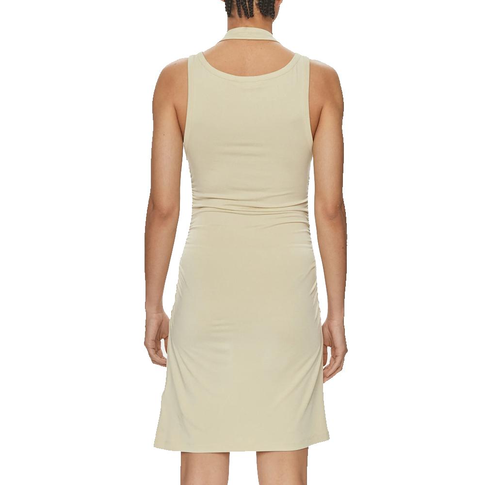 Robe Verte Femme Calvin Klein Jeans Layered vue 2