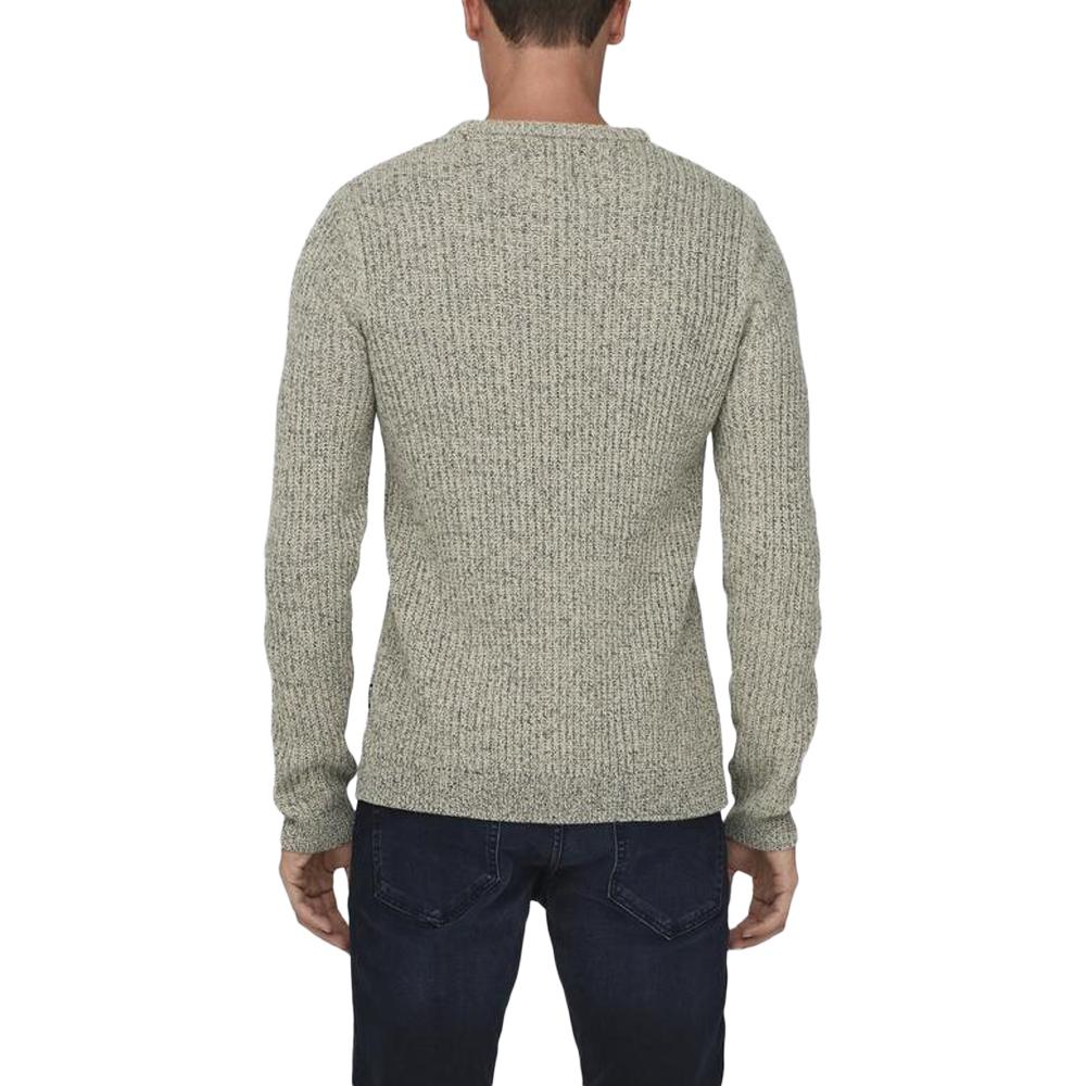 Pull Gris Homme Only & Sons Malaki Reg 7 vue 2