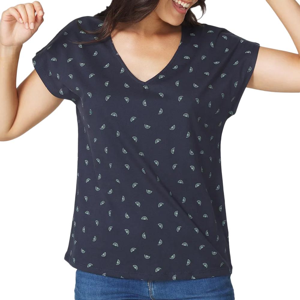 T-shirt Marine Femme TBS EDDENSAN pas cher