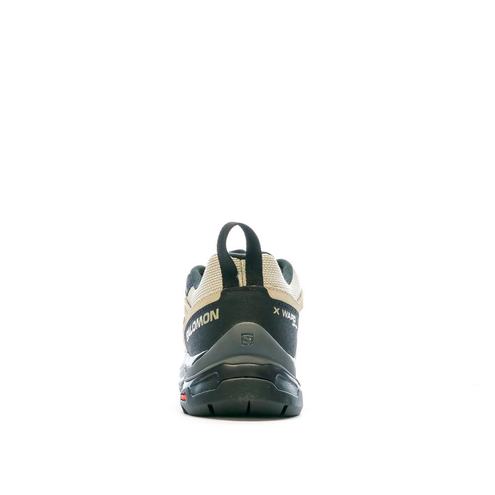 Chaussures de randonnée Beige/Noire Femme Salomon X Ward vue 3