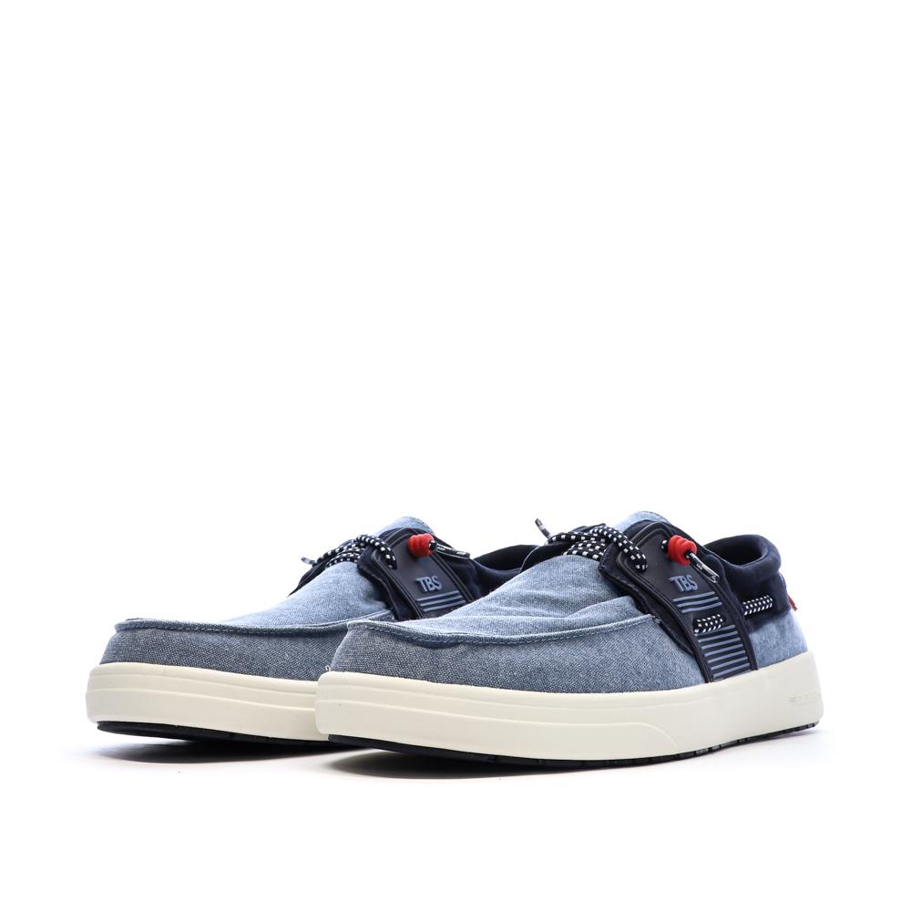 Men’s Blue TBS Chambray Boat Shoes Photo of the Espace des Marques %store% store - view of %key%