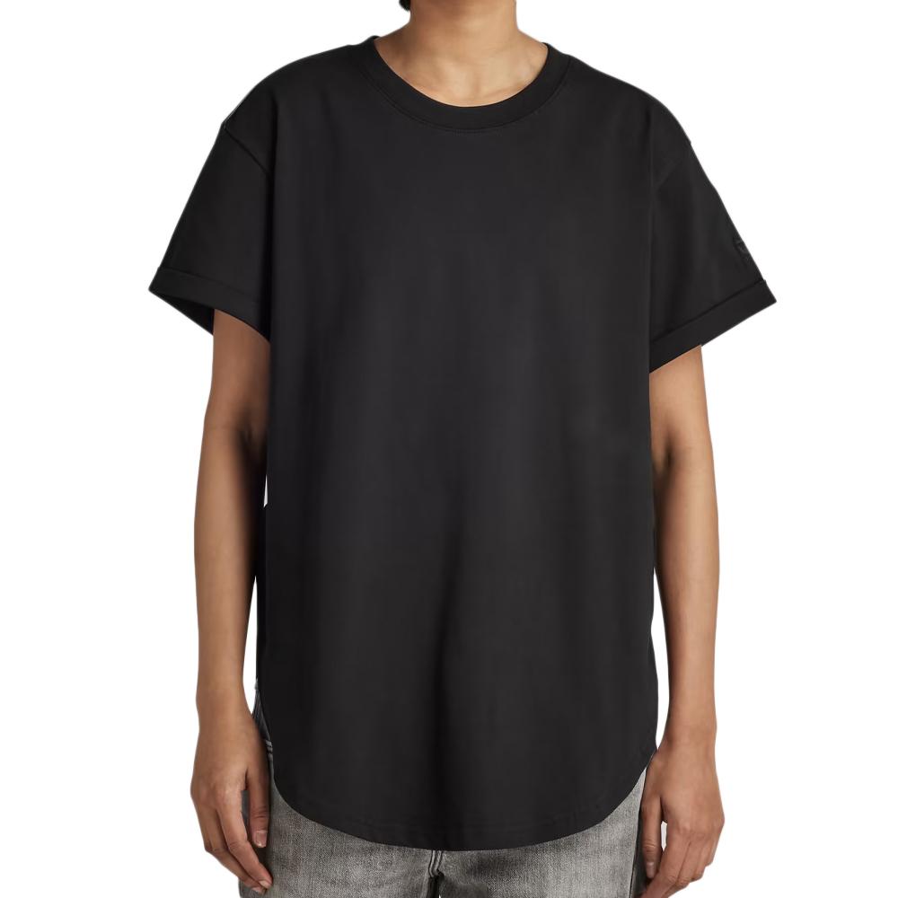 T-shirt Noir Femme G-Star Raw Long Slit pas cher