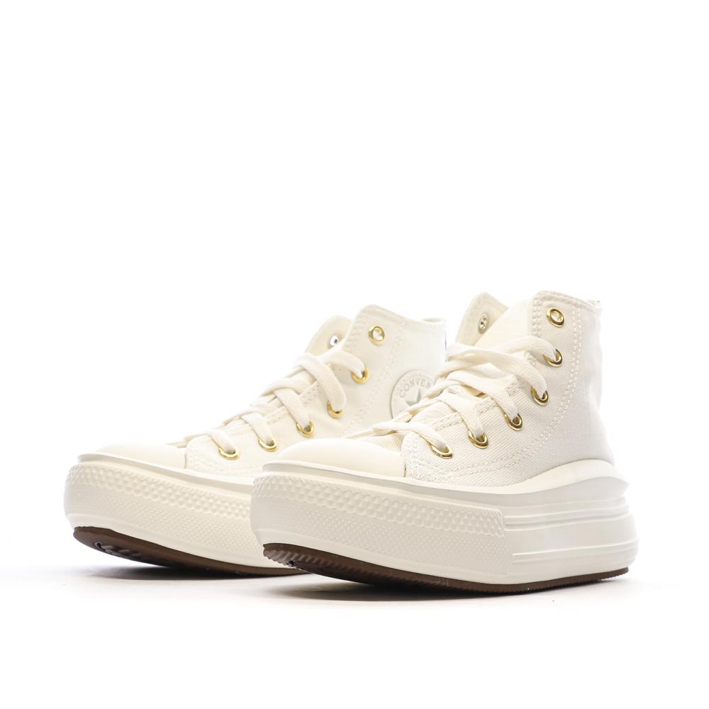 Baskets Blanches Fille Converse Tonal vue 6