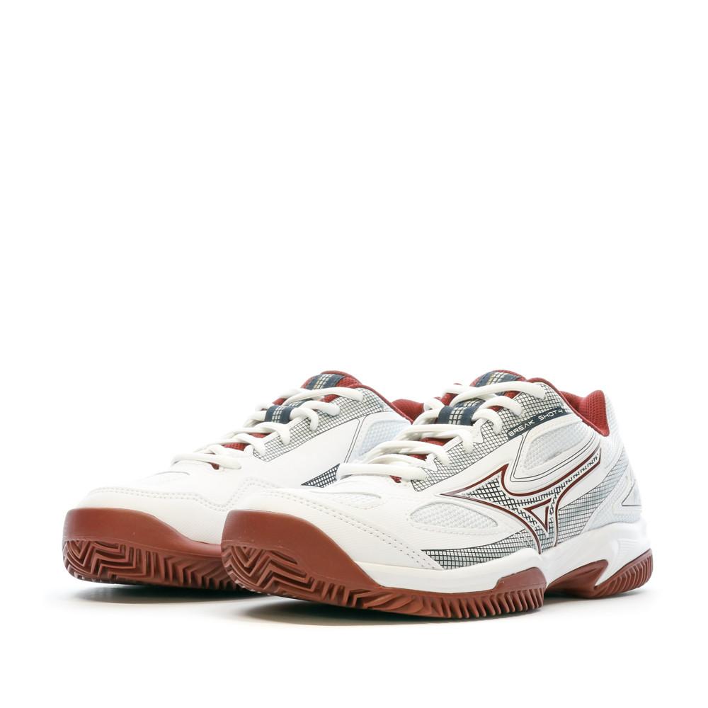 Chaussures de Tennis Blanche Femme Mizuno Break Shot vue 6