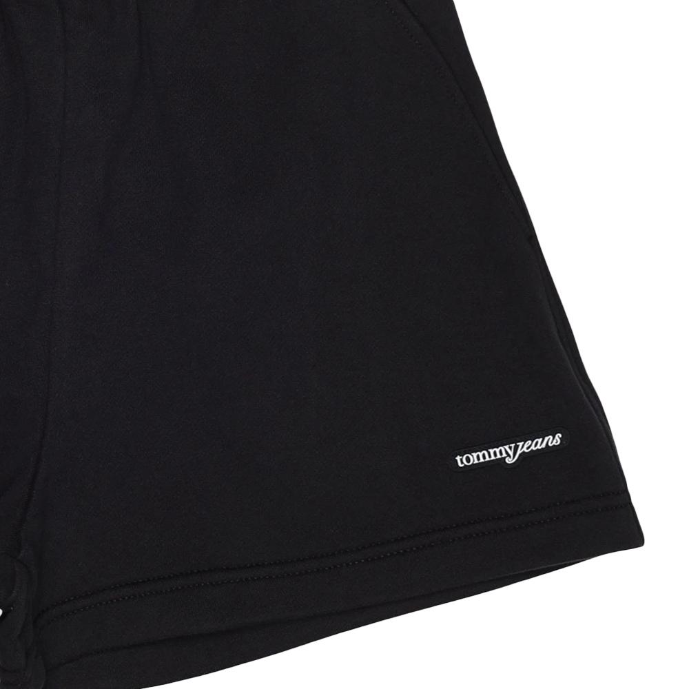 Short Noir Femme Tommy Hilfiger Tjw Script Lbl vue 3