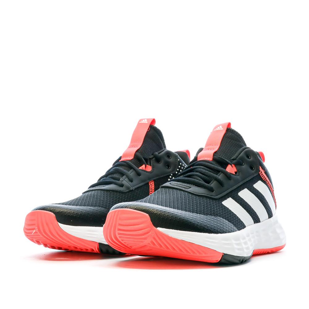 Baskets Noir/Orange Fille Adidas Ownthegame 2.0 vue 6